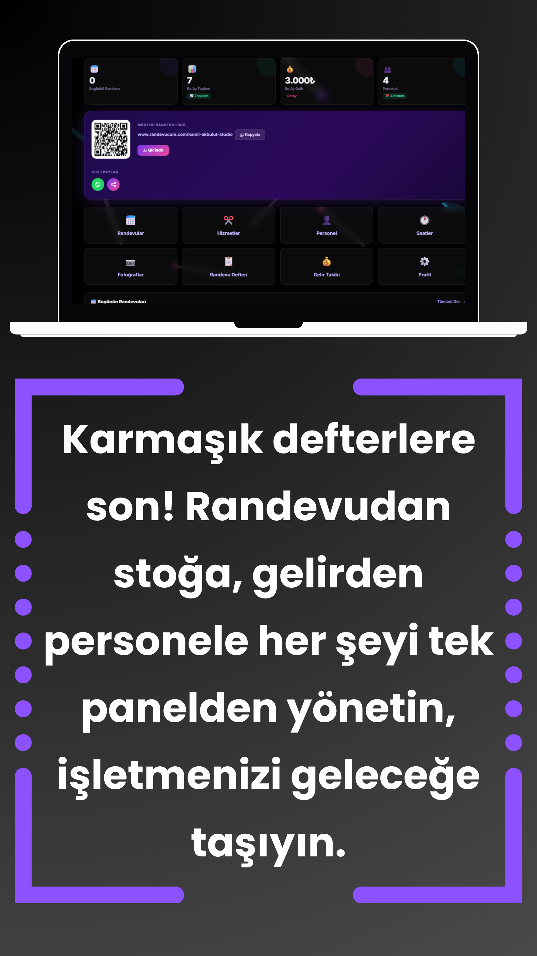 RandevuCum Mobil Özellikleri
